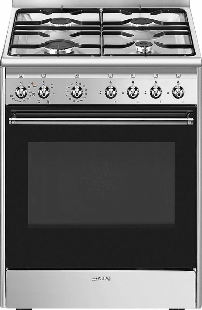 Smeg Concert CX60GMX Küchenherd Freistehender Herd Elektro Gaskochfeld Edelstahl