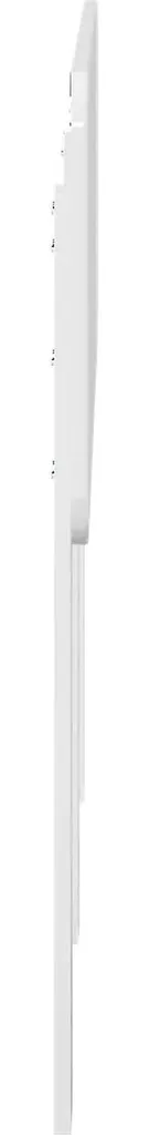 Testata Letto 150 cm Legno Bianco Lucido | Arredo Camera Minimal - 5