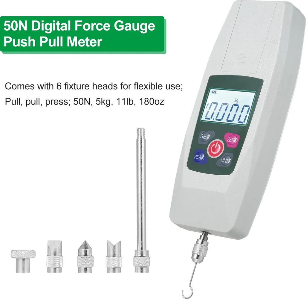 Dynamomètre de précision 5 kg avec arrêt automatique et écran LCD