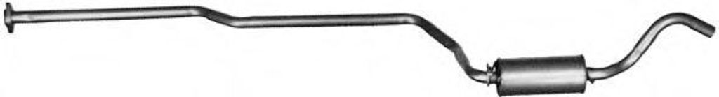 VEGAZ FS-301 Mittelschalldämpfer Schalldämpfer für FORD ESCORT '86 Express (AVF)