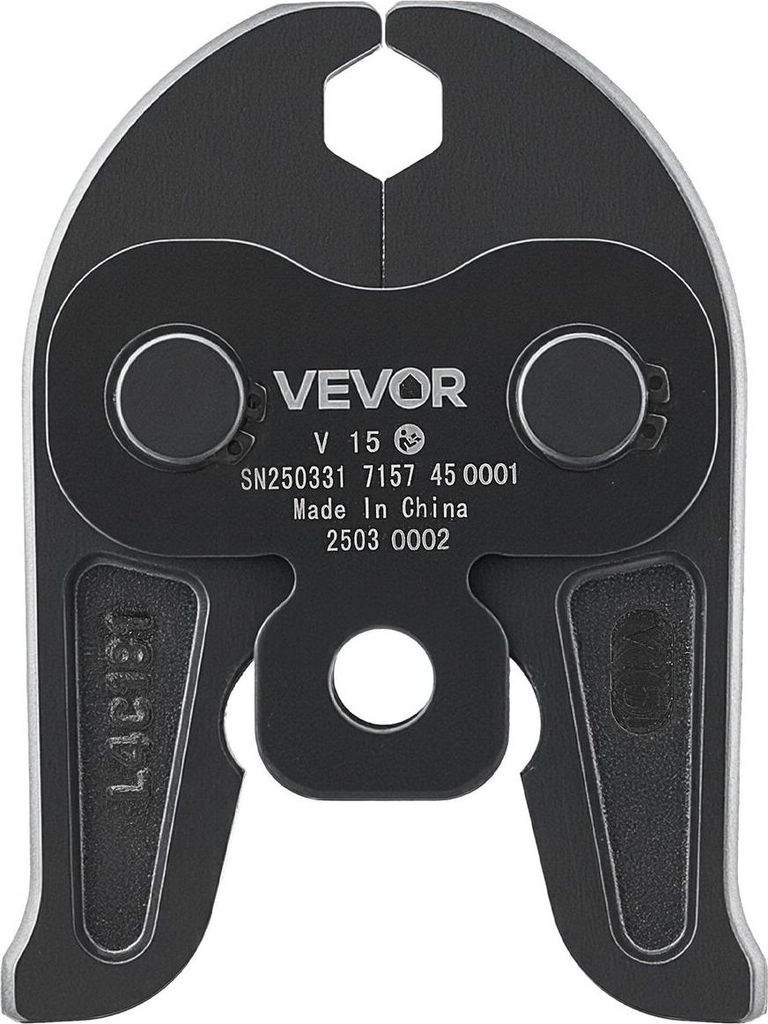 V15 Pressbacke 15 mm Pressbacke Geeignet für V-förmige Edelstahlrohre