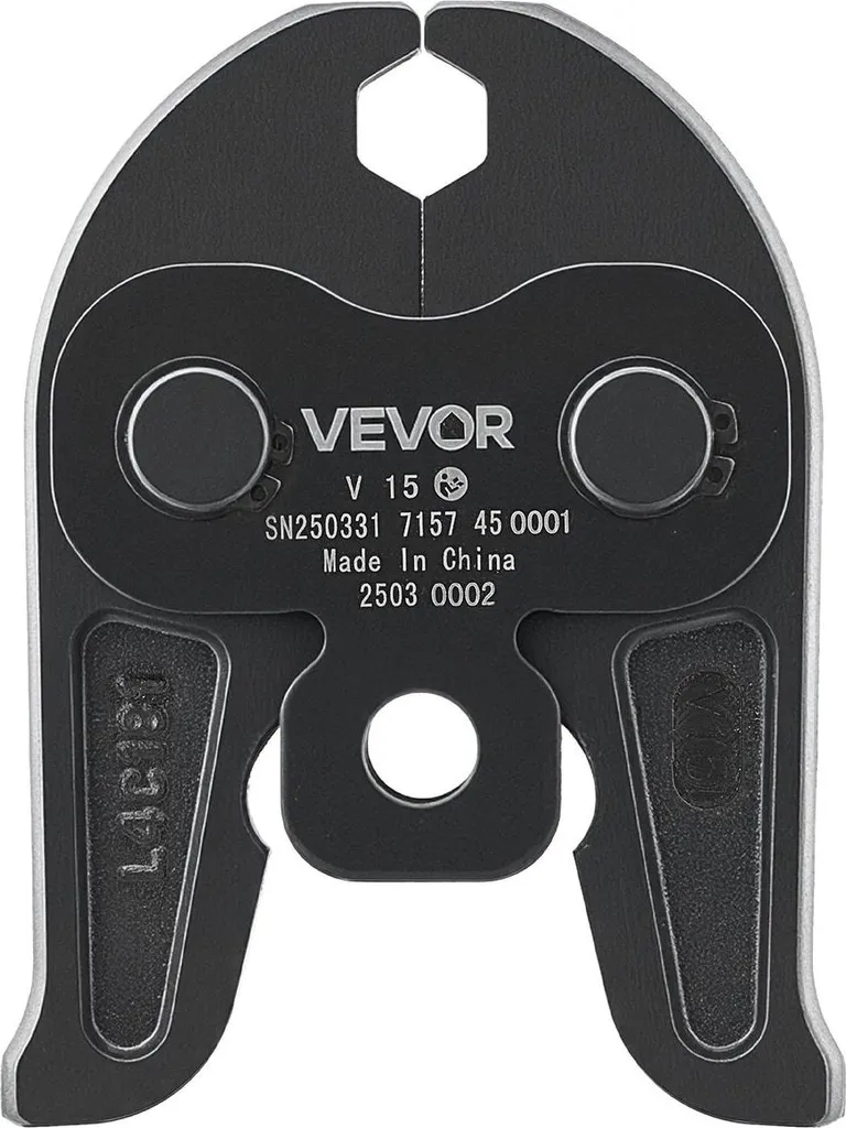 Mâchoire de sertissage 15 mm V pour rénovation de chauffage inox