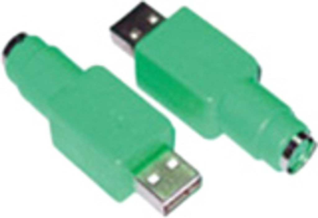 Microconnect USBAPS2F, USB, PS/2, Grün
