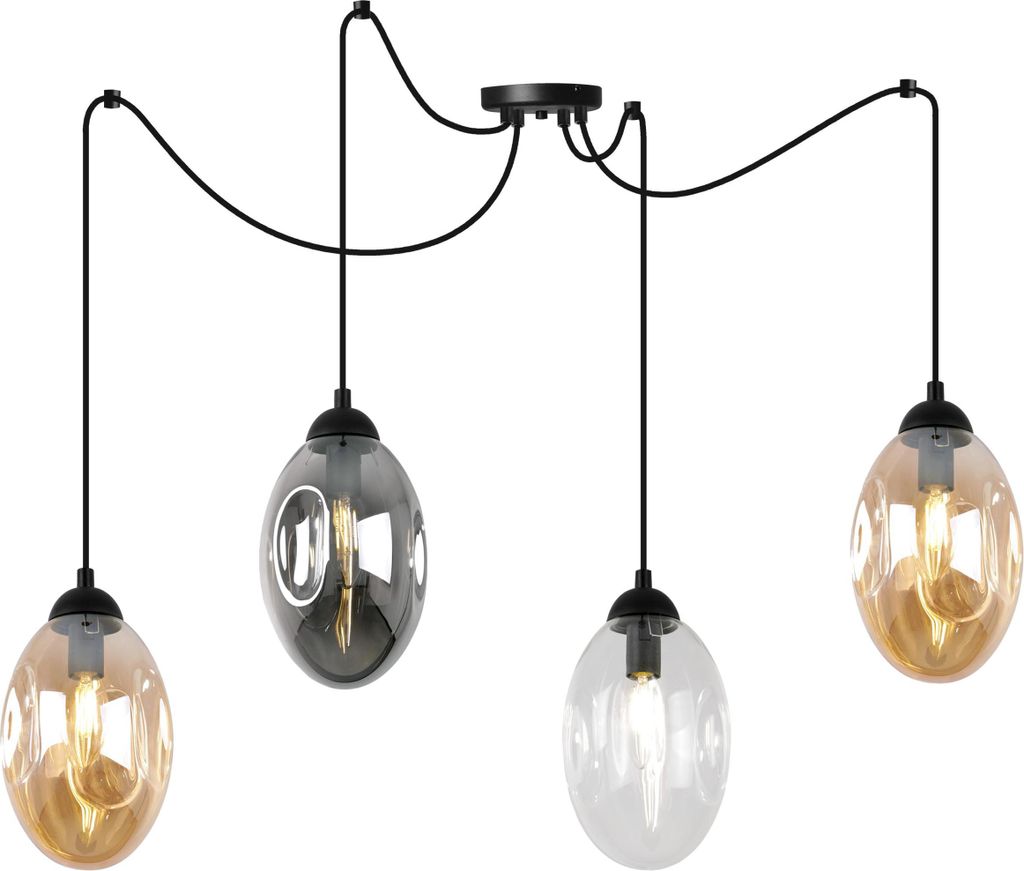 Moderne Hängelampe – Elegante Deckenlampe Kronleuchter für Wohnzimmer, Schlafzimmer und Gästezimmer