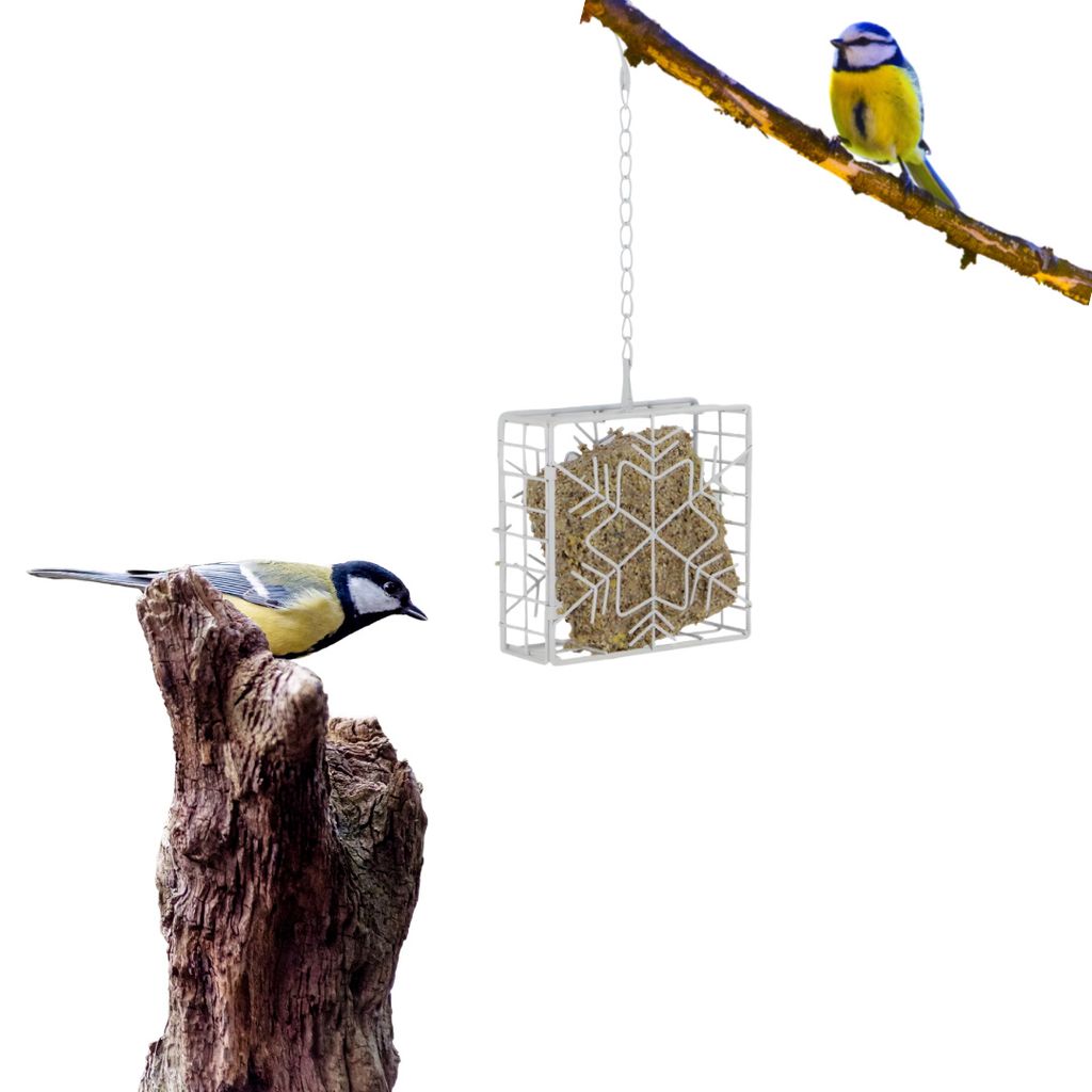 Vogelfutterhaus - für Fettblöcke