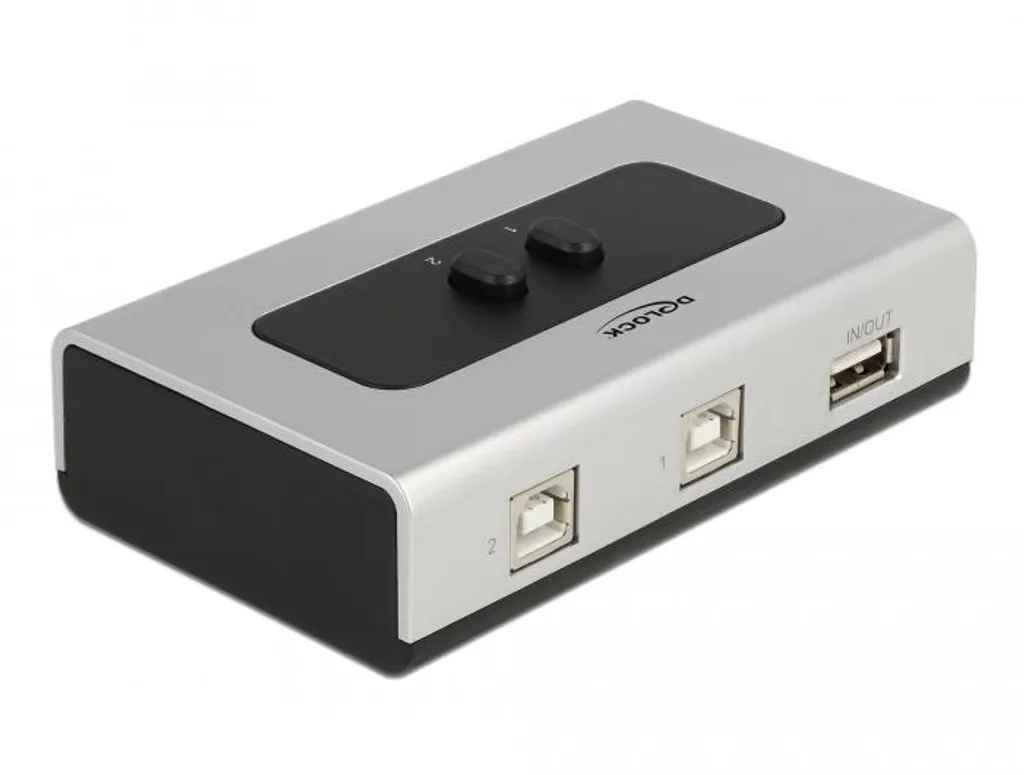 Commutatore USB 2.0 Bidirezionale | Switch Manuale 2 PC 1 Stampante