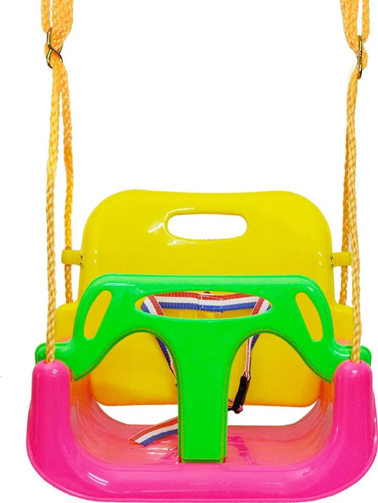 Siège de Balançoire Bébé 3-en-1 Transformable pour Jardin et Intérieur