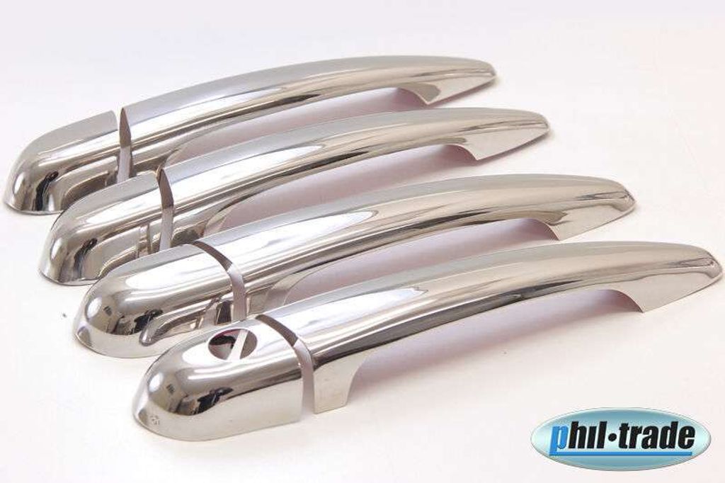 Edelstahl Fensterleisten Chrom Für BMW 3er E46 1998-2005 - 4-teiliges Set Poliert