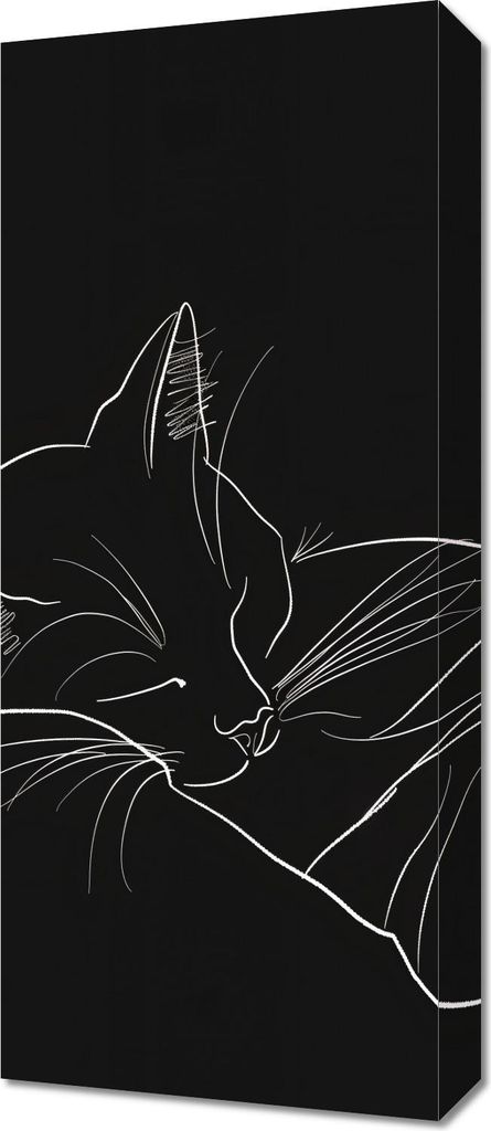 Bild 30x70cm Nächtliche Ruhe
