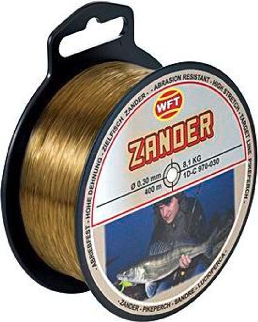 WFT Zielfisch Zander 0,30mm 8,1kg - 400m monofile Produktbild 