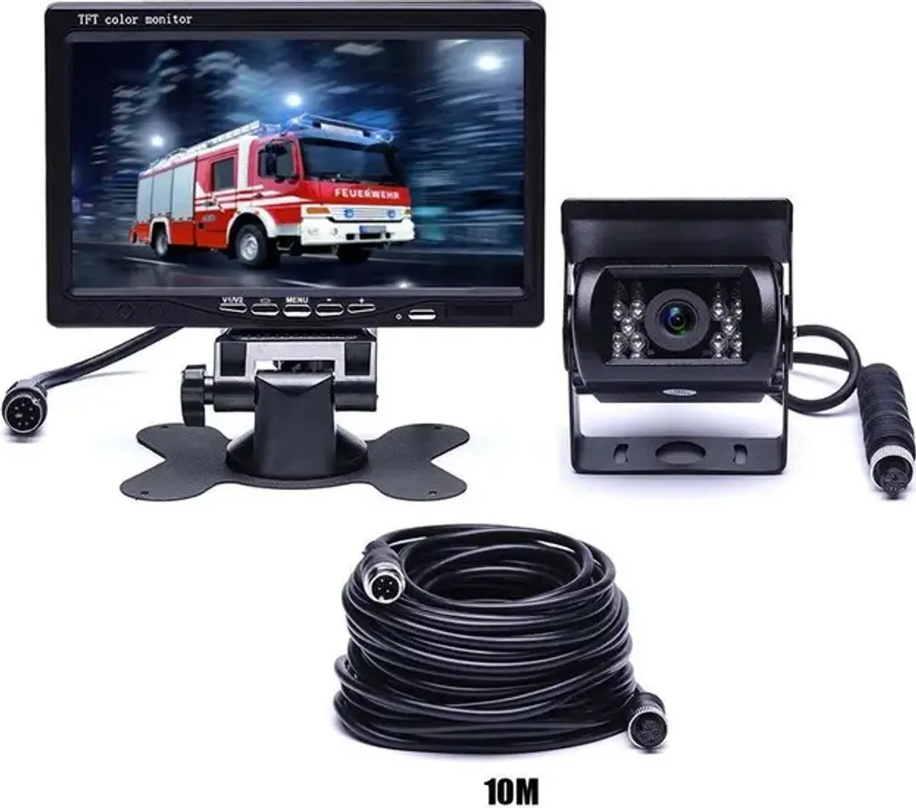 Caméra de surveillance anti angle mort pour camion 12V 24V kit complet