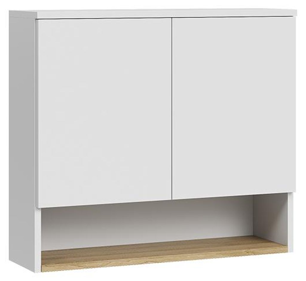 Hängeschrank Vicco Viktor Weiß/Artisan-Eiche 68 x 60 cm mit Produktbild 