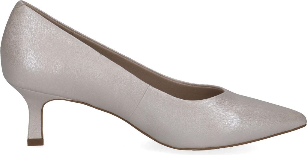 Caprice Damen Pumps aus Leder mit spitzer Form und Stiletto Absatz 9-22401-46, Größe:40 EU, Farbe:Weiß