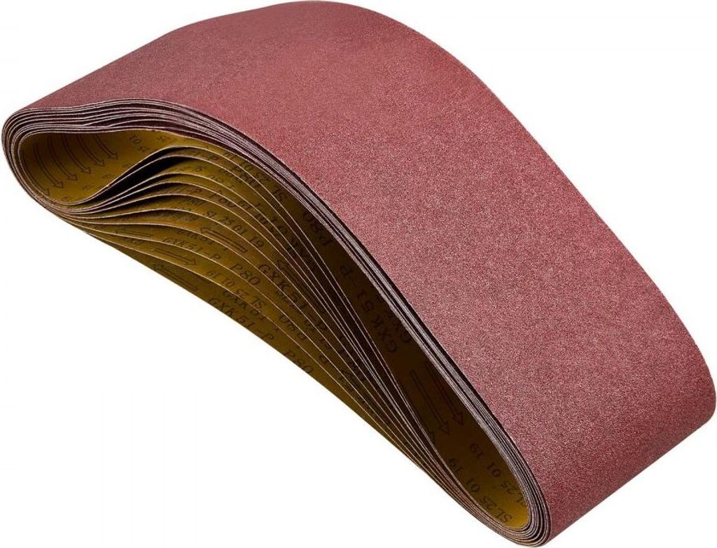 Bandes abrasives 152 x 1219 mm - 10 feuilles abrasives pour Image du produit 