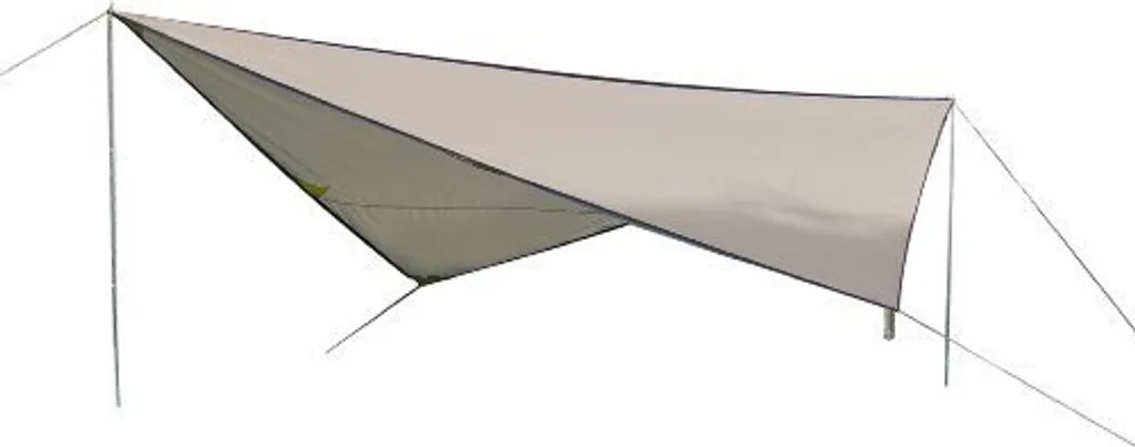 Tarp 1 High Peak gris 10031 étanche et léger - Bâche de camping 9m2