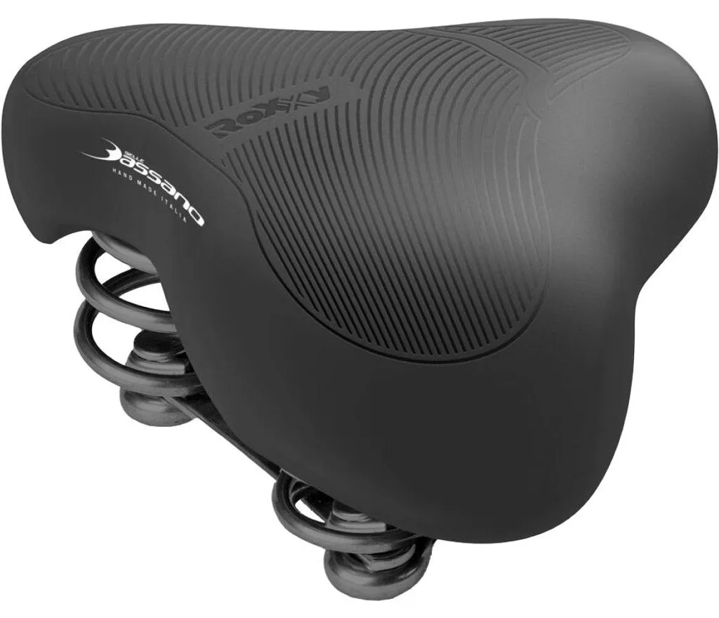 Selle Bassano Roxxy Rock Noire - Rembourrage Haute Densité et Design