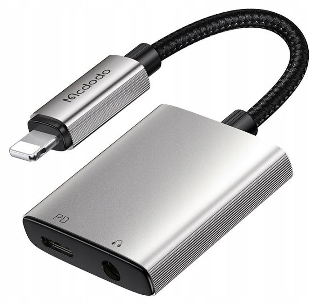 2-in-1 Audioadapter Mcdodo CA-5540: Lightning naar Productafbeelding 