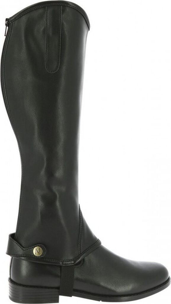 NORTON Stretch Mini-Chaps, Chaps, Chapsletten, Farbe:Schwarz, Größe:Erwachsenengröße L