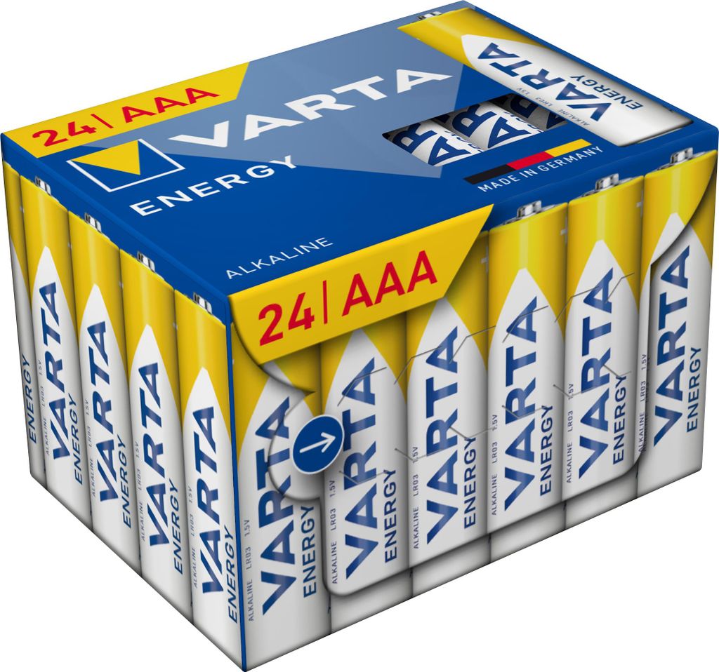 Varta Energy AAA, Baterie na jedno použití, AAA, Alkalický, Obrázek produktu 