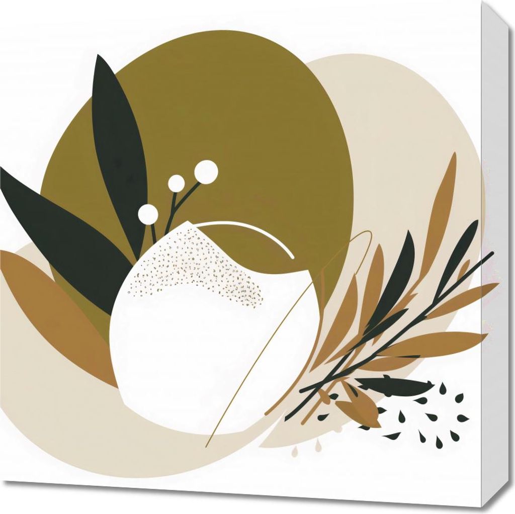 Bild 50x50cm Botanische Essenz