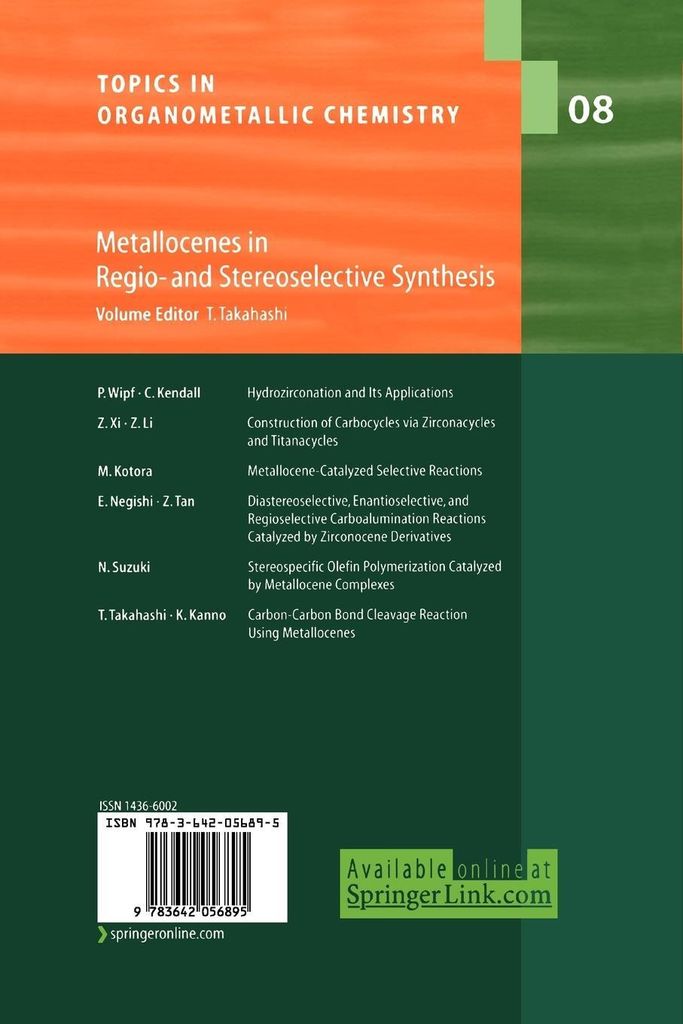 Metallocenes in Regio- and Stereoselective Synthesis