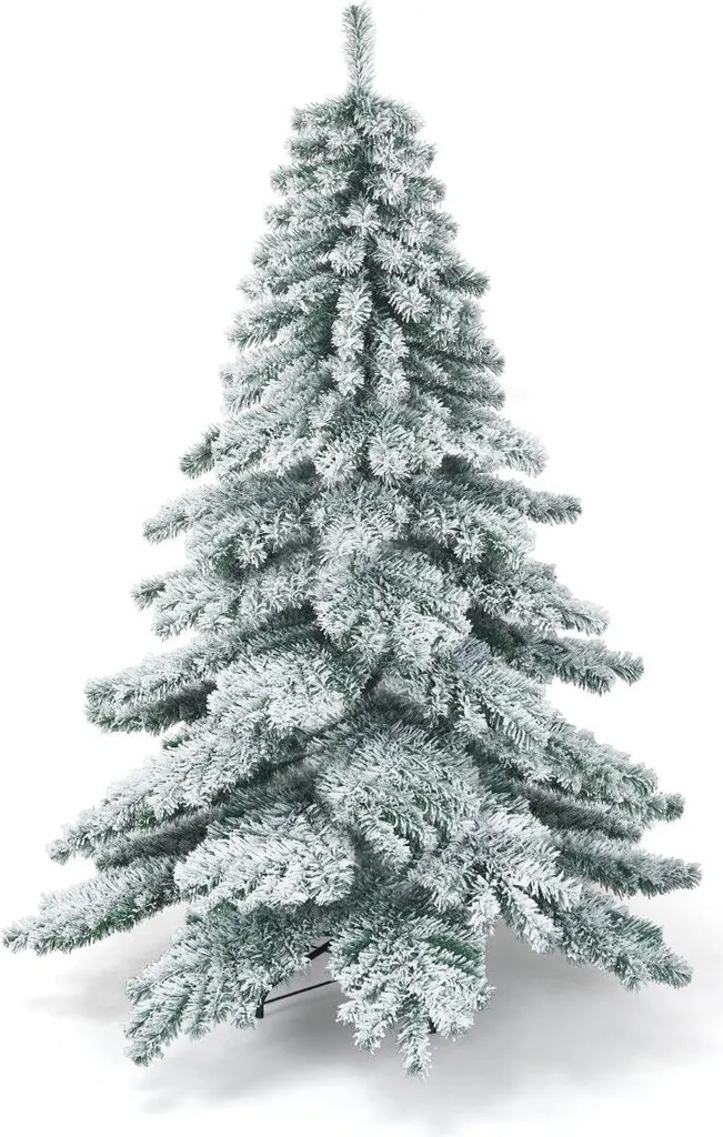 Sapin de Noël artificiel 180 cm pour décoration d'intérieur hivernale