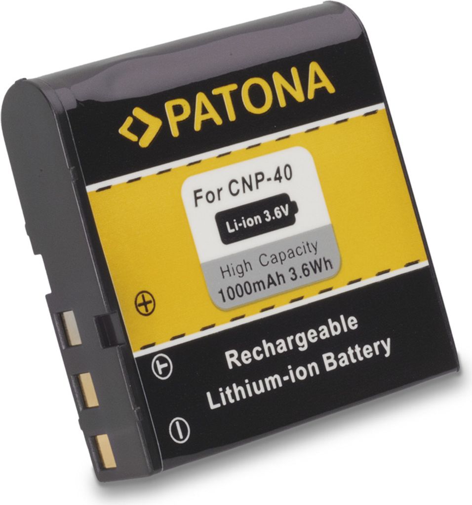 Aku Casio NP-40 1000mAh Li-Ion Obrázek produktu 4