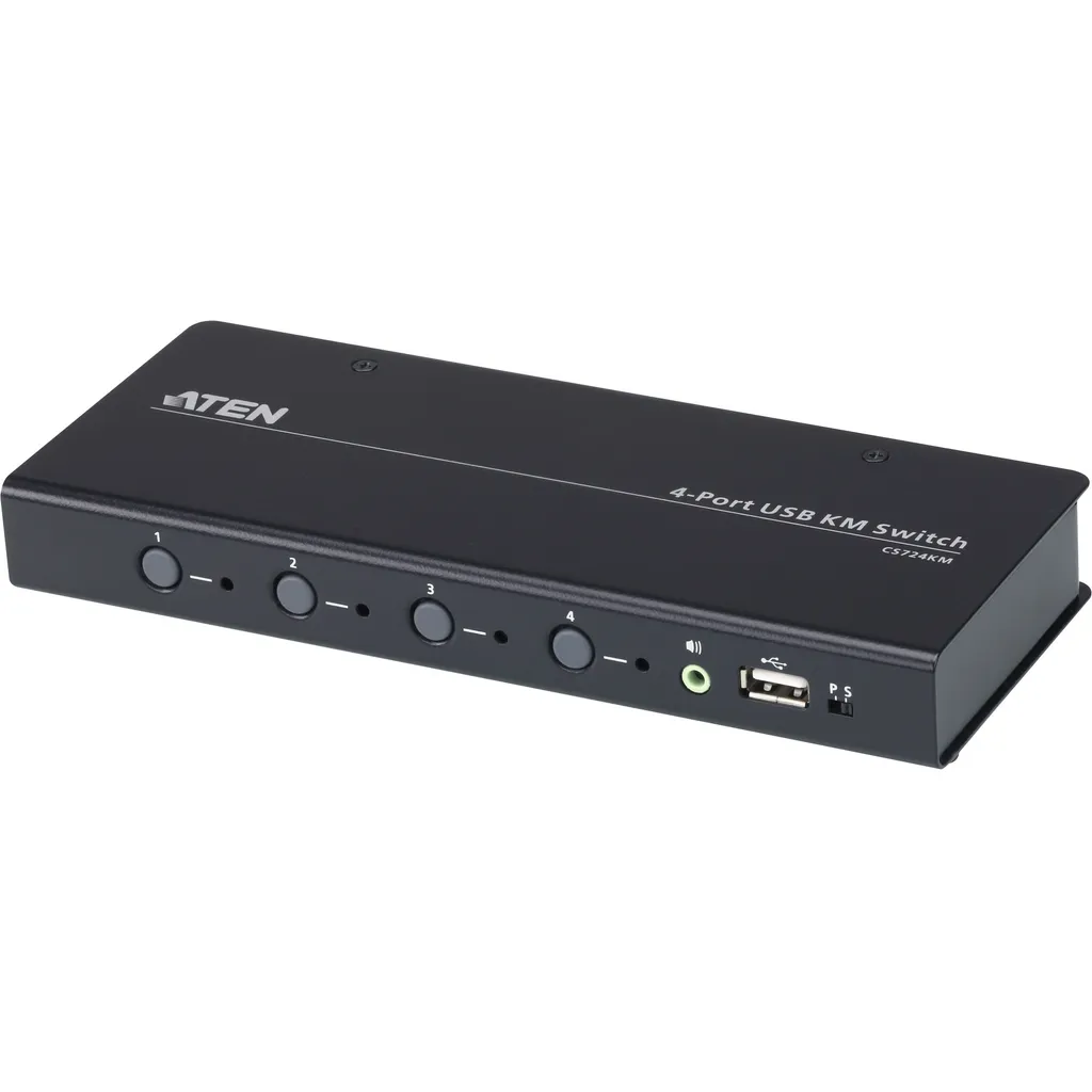 Commutateur KM USB 4 ports ATEN CS724KM pour gestion de multi-écrans