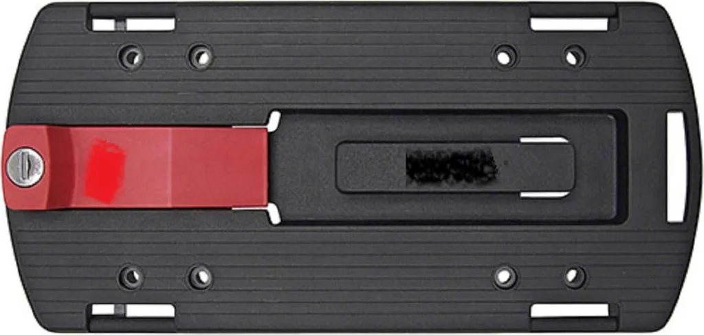 Plaque de fixation porte-bagages avec sonnette intégrée - Taille unique - 2