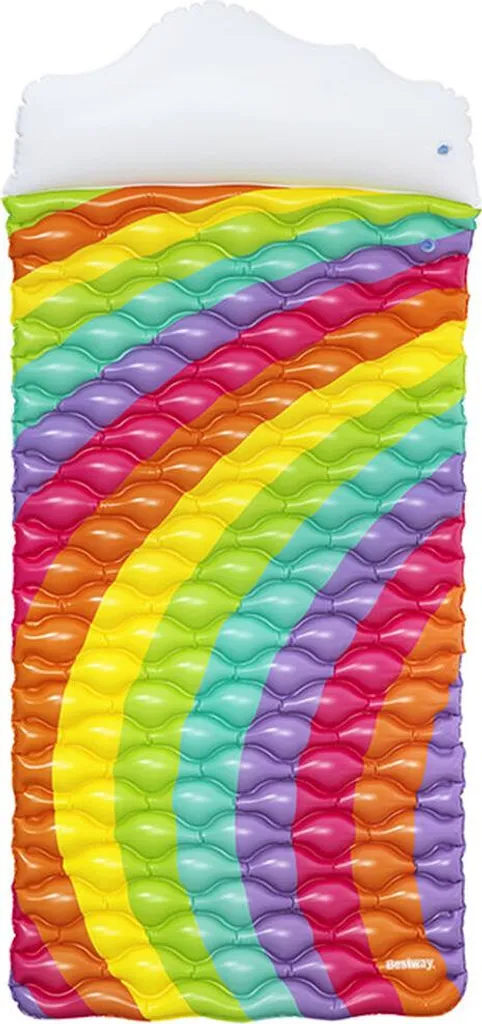 Îlot de Détente Flottant Multicolore 216 cm - Matelas de Plage Bestway
