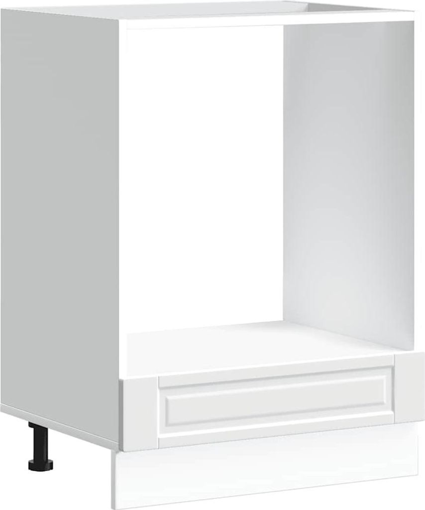 vidaXL Herdumbauschrank Porto Weiß Holzwerkstoff