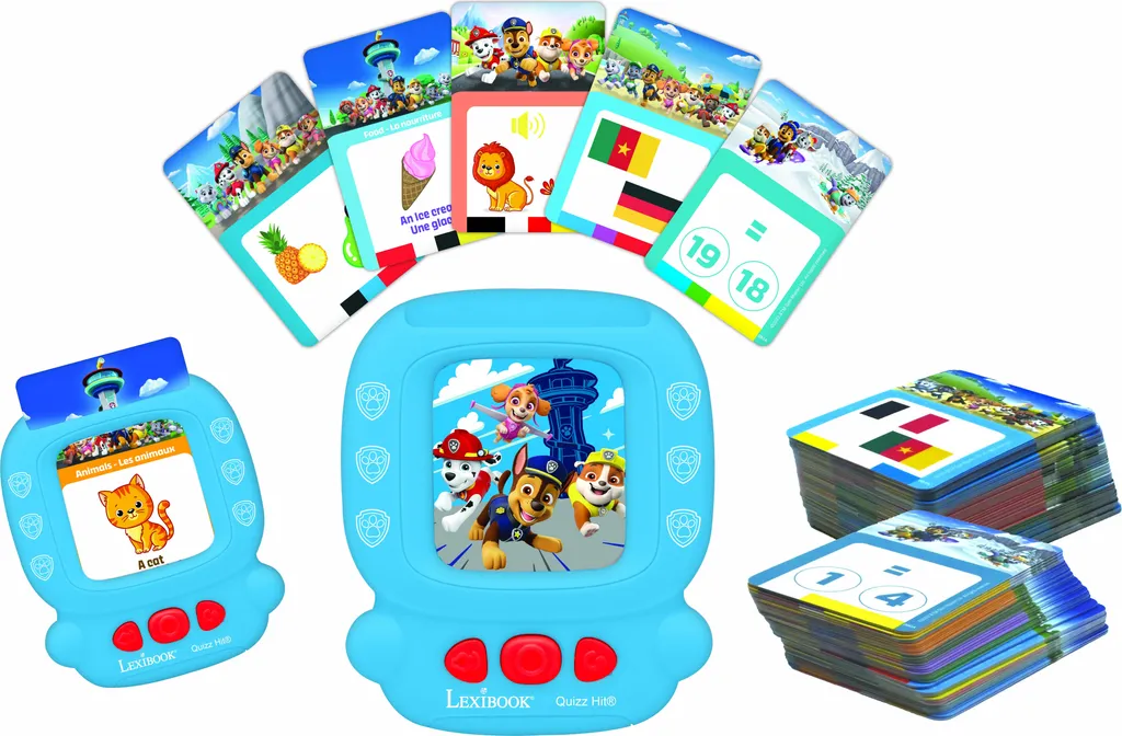 Lecteur interactif et parlant Pat Patrouille avec quiz audio bilingue