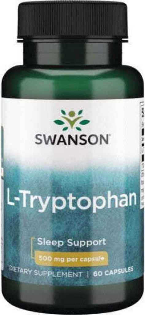 L-triptofano 500 mg 60 capsule Swanson Health Products Immagine del prodotto 
