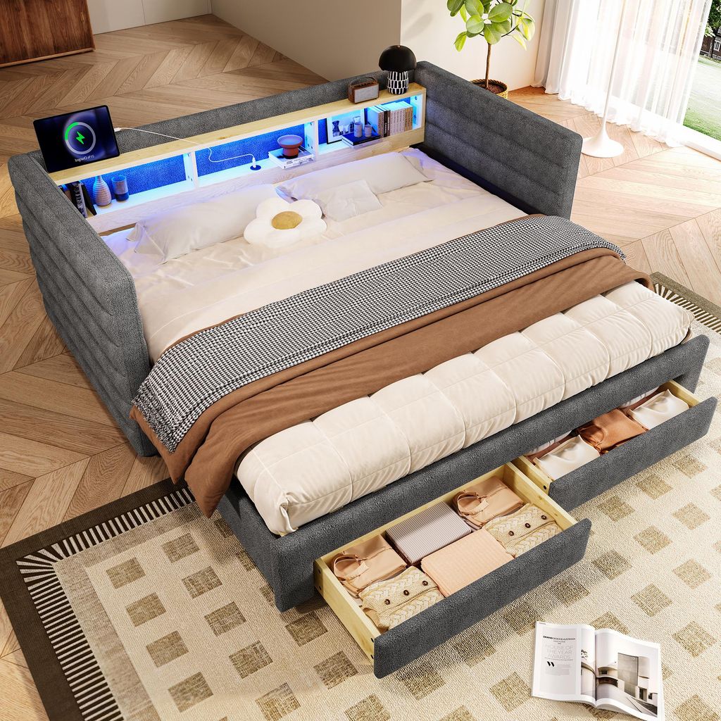 okwish Jugendbett 90×190 Tagesbett ohne Matratze mit Produktbild 