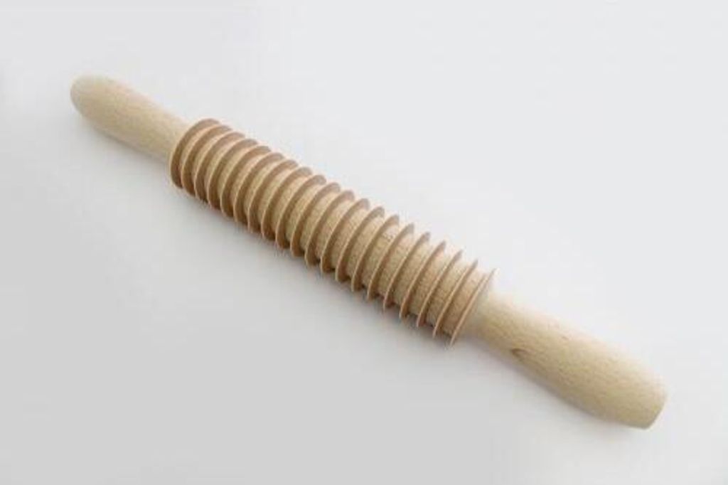 Mattarello Tagliapasta für breite Tagliatelle / Fettuccine - Fettuccineschneider - Länge 31,5 cm