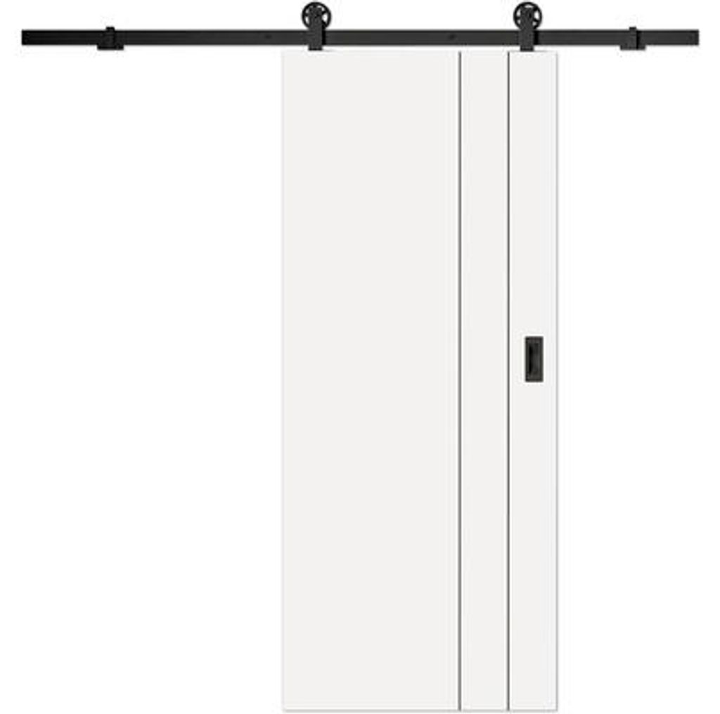 Pertura Schiebetürblatt ORVEN 02 CPL weiß 9003 985x1985 mm Links/Rechts inkl. Griff schwarz