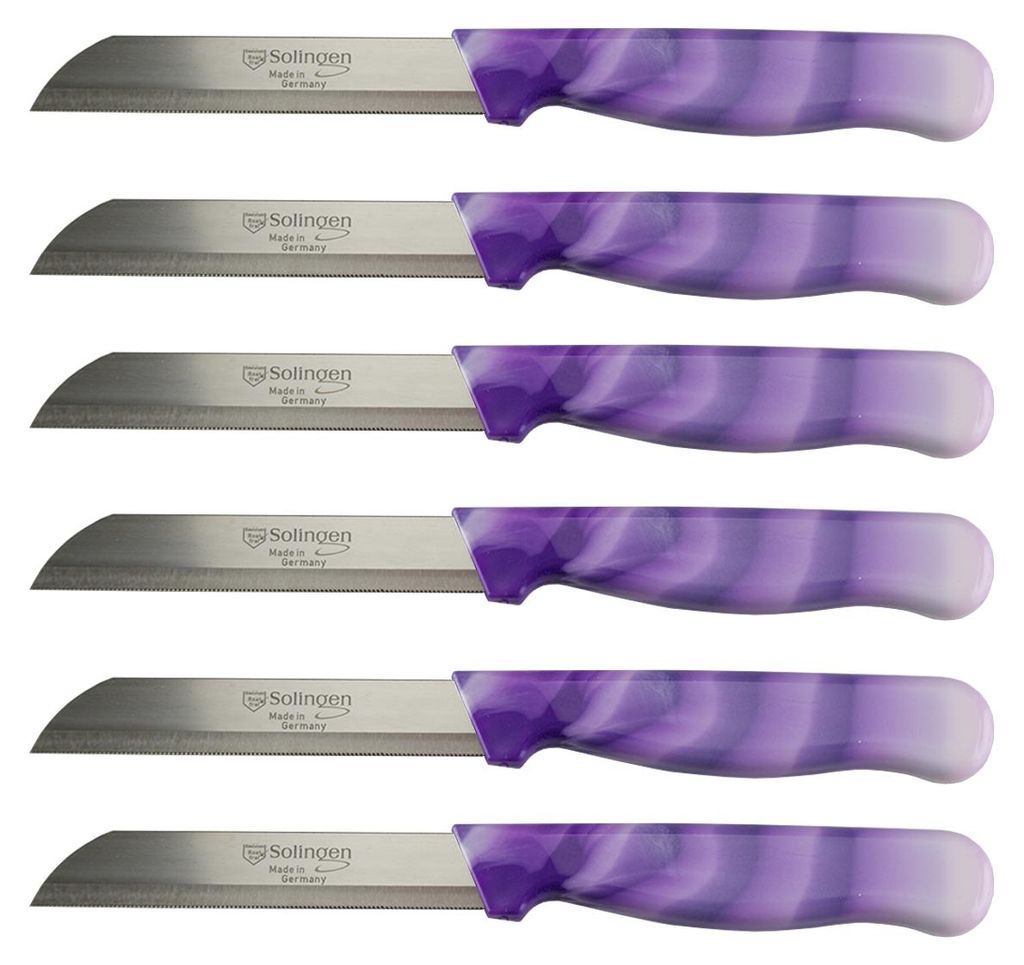 SOLINGEN Messer Allzweckmesser Lila Marmor Obstmesser Produktbild 