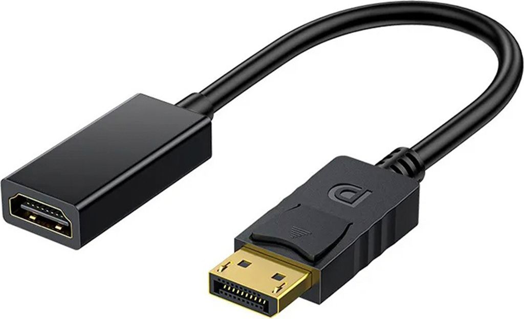 DP auf HDMI DisplayPort Stecker auf HDMI Buchse 1080p Adapter Konverter TV Video
