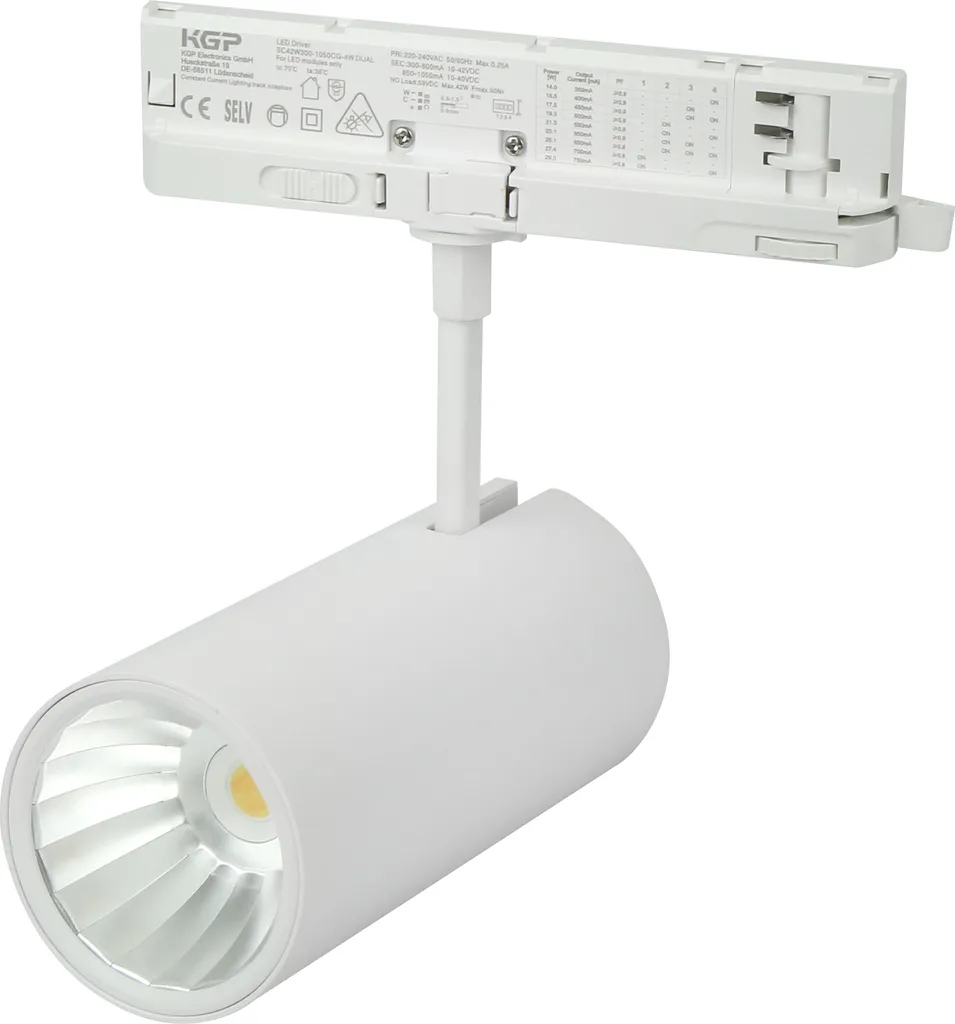 Luce a binario LUMICANTO 14-29W Regolabile | Grado di protezione IP20 | Colori CCT regolabili 3000-6000K | 3 fasi, bianco