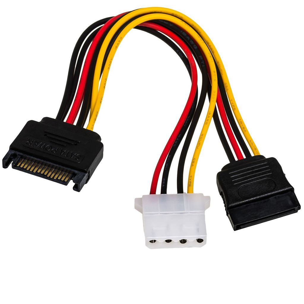 Kabel SATA – Molex SATA Akyga AK-CA-32 do wentylatora napędu dysku kabel 15cm