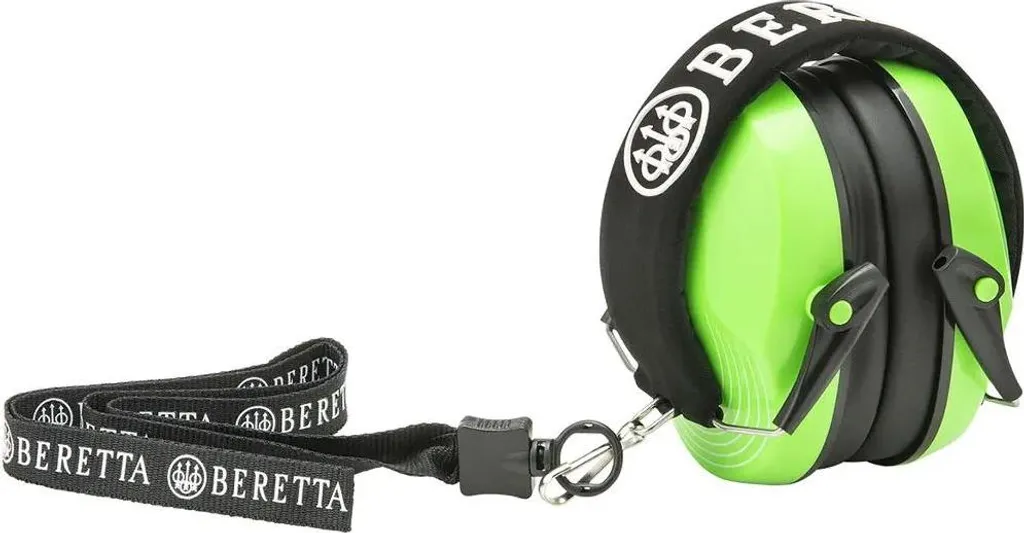 Protection auditive Beretta ergonomique verte haute performance sonore
