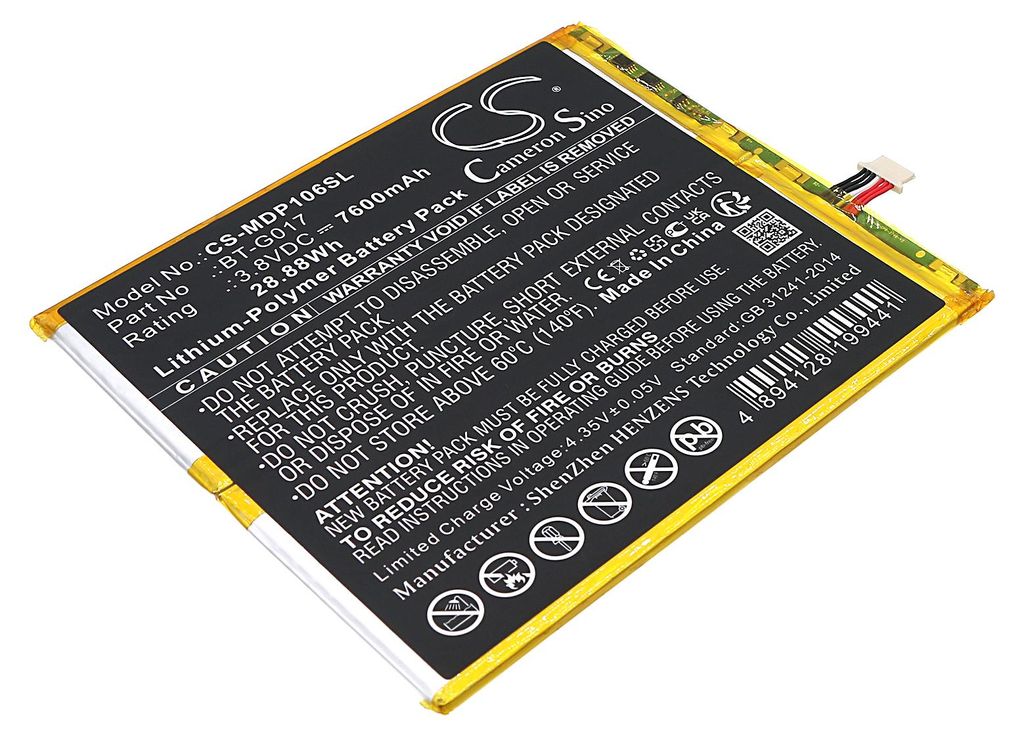 Akku für Tablet Medion Lifetab P10602