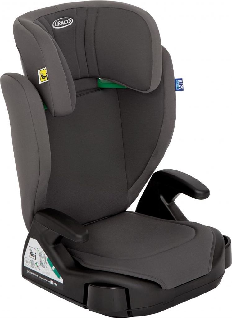 Seggiolino auto Graco Junior Maxi I-Size R129 Iron Immagine del prodotto 