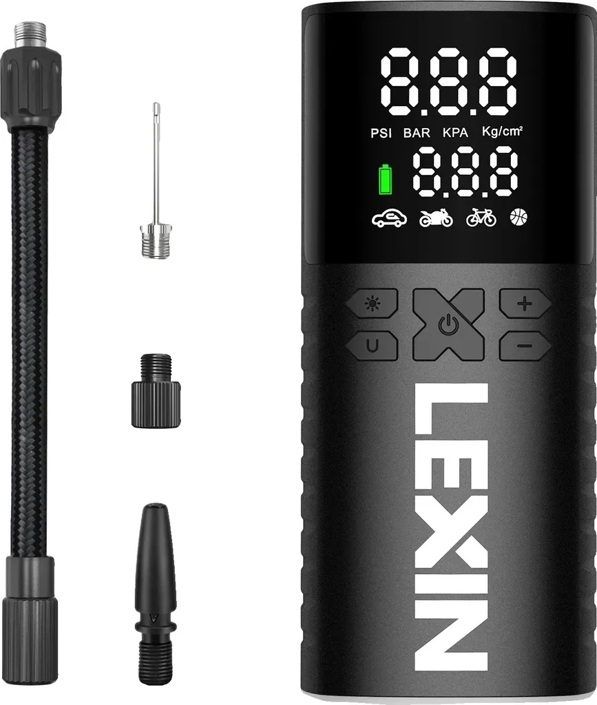 Compressore LEXIN P4 150 PSI: Gonfiatore Smart per Moto e MTB