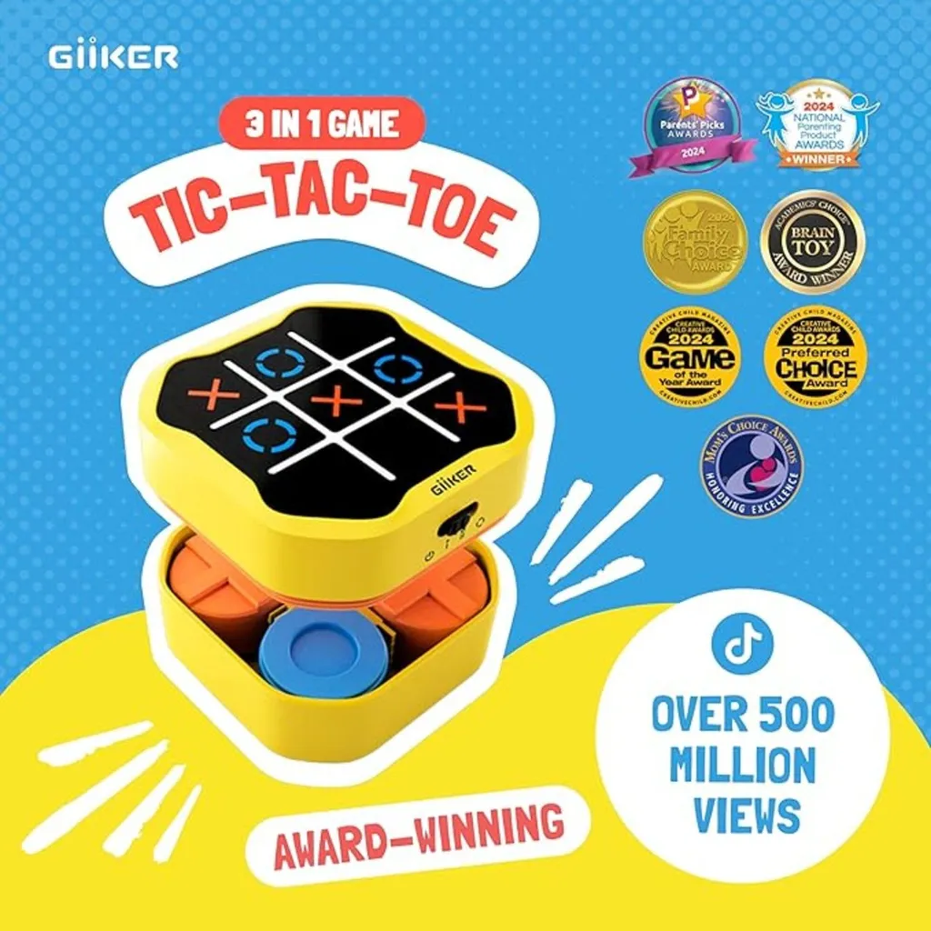 Jeu de Réflexion Interactif Tic Tac Toe Bolt avec Modes Multi-joueurs - 5
