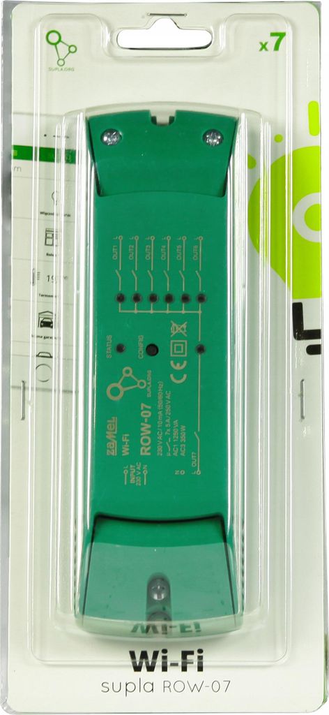 Zamel | Wi-Fi-Empfänger ROW-07 - 7-Kanal - Schwarz - Smart-Home-Steuerung - Fernzugriff möglich