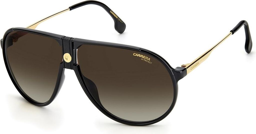 Carrera CARRERA 1034/S BLACK/GREY BROWN SHADED 63/12/140 Herrenbrillen Sonnenbrillen