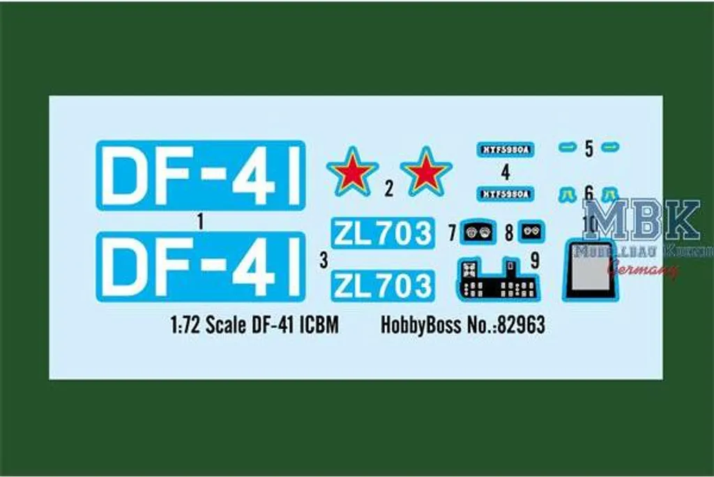 Modèle Réduit Missile DF-41 1:72 : Kit de Collection Militaire Complet