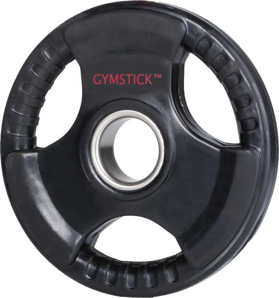 Fini les Sols Abîmés avec le Disque 15kg Gymstick Rubber Noir Silencieux
