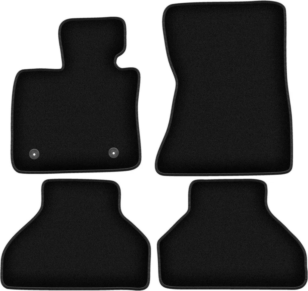 CI07-1 Tappetini Velluto Performance™ Premium BK per Citroen C2 2003-2009 File d